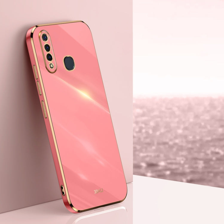 XINLI Straight Edge 6D Electroplate TPU Phone Case, For vivo Y55s 5G, For vivo Z5x, For vivo Y33s, For vivo Y51 2020 December