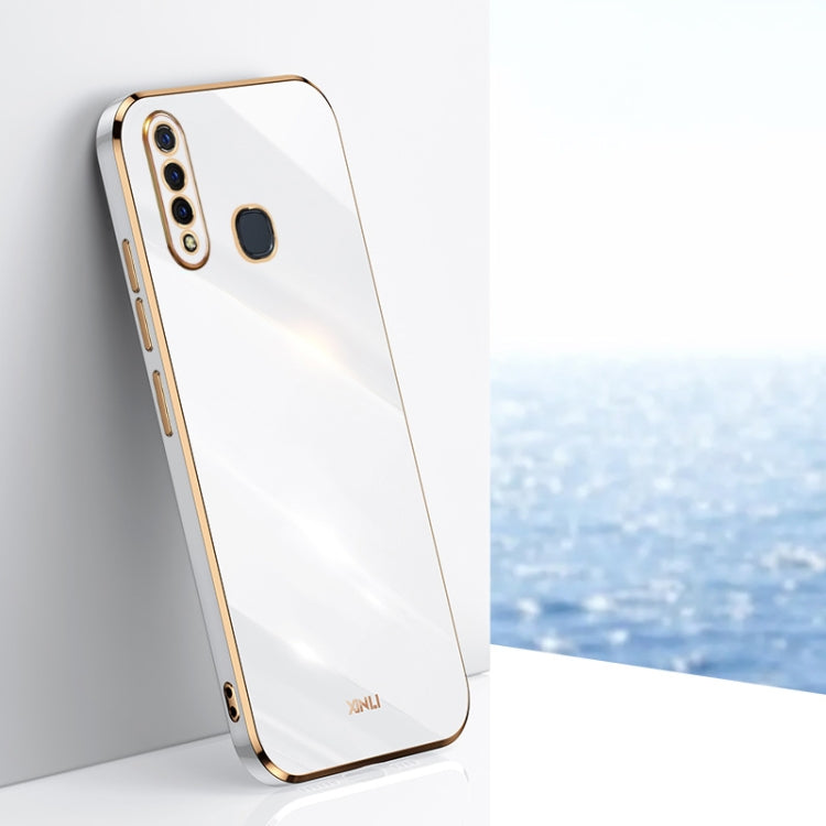 XINLI Straight Edge 6D Electroplate TPU Phone Case, For vivo Y55s 5G, For vivo Z5x, For vivo Y33s, For vivo Y51 2020 December