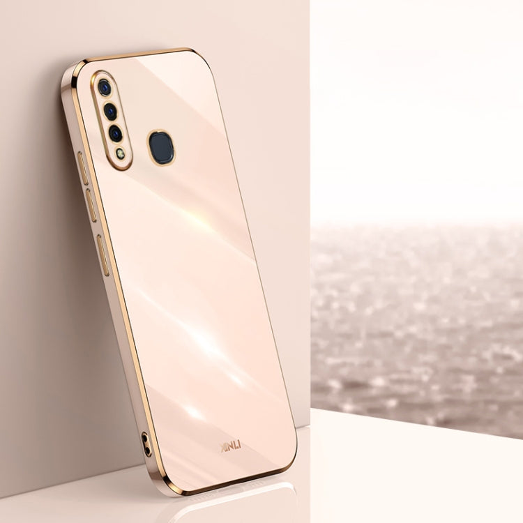 XINLI Straight Edge 6D Electroplate TPU Phone Case, For vivo Y55s 5G, For vivo Z5x, For vivo Y33s, For vivo Y51 2020 December