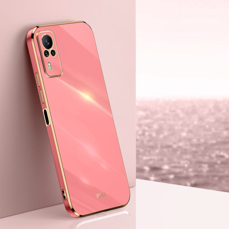 XINLI Straight Edge 6D Electroplate TPU Phone Case, For vivo Y55s 5G, For vivo Z5x, For vivo Y33s, For vivo Y51 2020 December