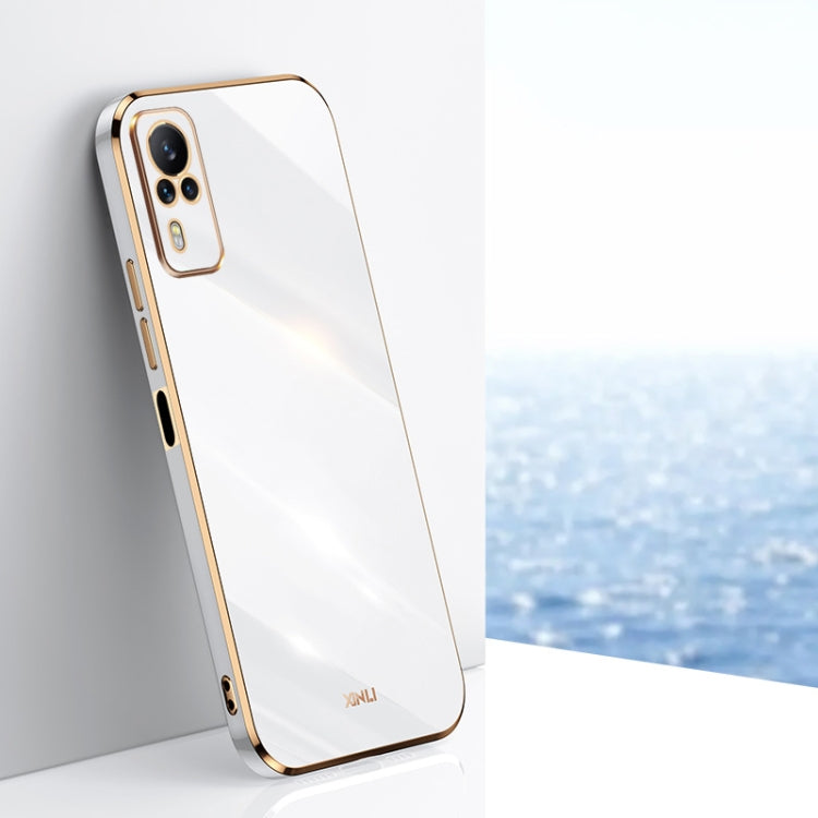 XINLI Straight Edge 6D Electroplate TPU Phone Case, For vivo Y55s 5G, For vivo Z5x, For vivo Y33s, For vivo Y51 2020 December