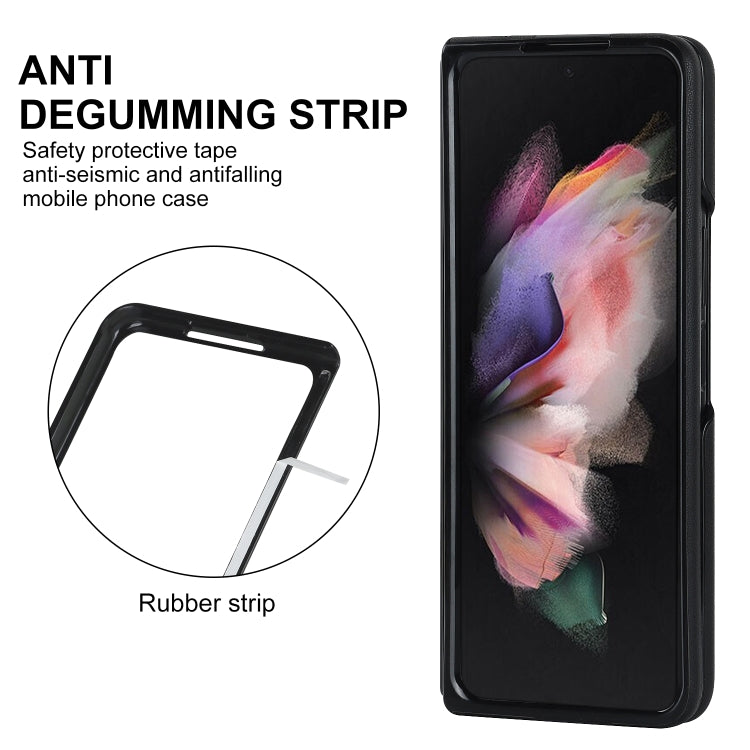 Rhombic Microfiber Folding Phone Case, For Samsung Galaxy Z Fold4, For Samsung Galaxy Z Fold3, For Samsung Galaxy Z Flip4, For Samsung Galaxy Z Flip3