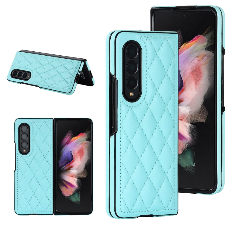 Rhombic Microfiber Folding Phone Case, For Samsung Galaxy Z Fold4, For Samsung Galaxy Z Fold3, For Samsung Galaxy Z Flip4, For Samsung Galaxy Z Flip3