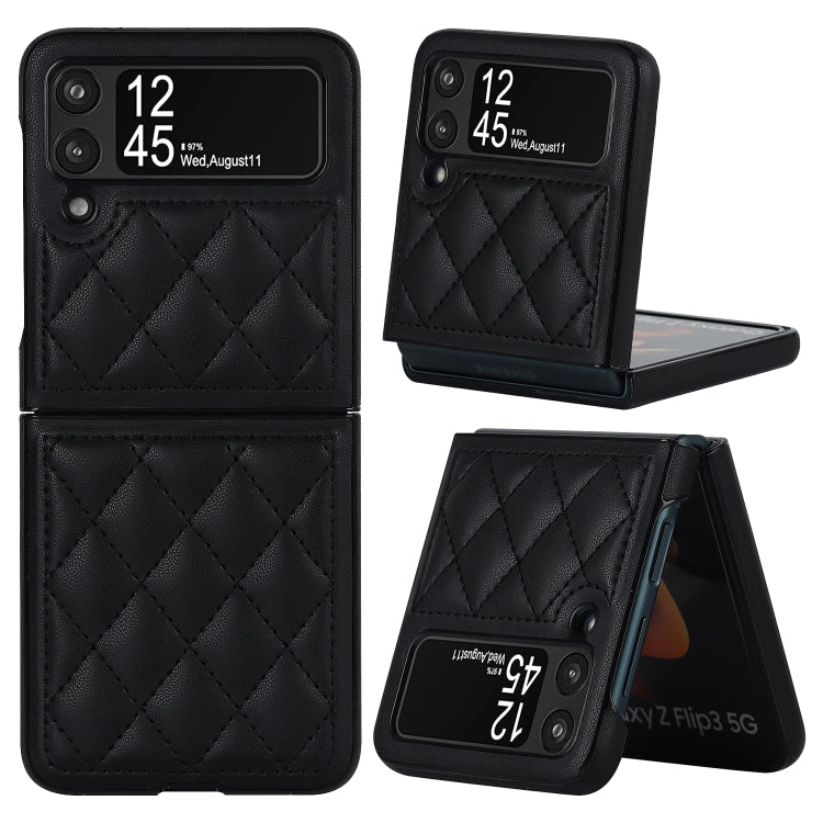 Rhombic Microfiber Folding Phone Case, For Samsung Galaxy Z Fold4, For Samsung Galaxy Z Fold3, For Samsung Galaxy Z Flip4, For Samsung Galaxy Z Flip3