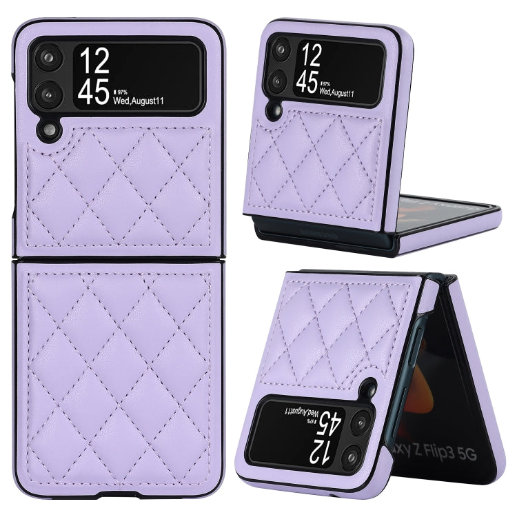 Rhombic Microfiber Folding Phone Case, For Samsung Galaxy Z Fold4, For Samsung Galaxy Z Fold3, For Samsung Galaxy Z Flip4, For Samsung Galaxy Z Flip3