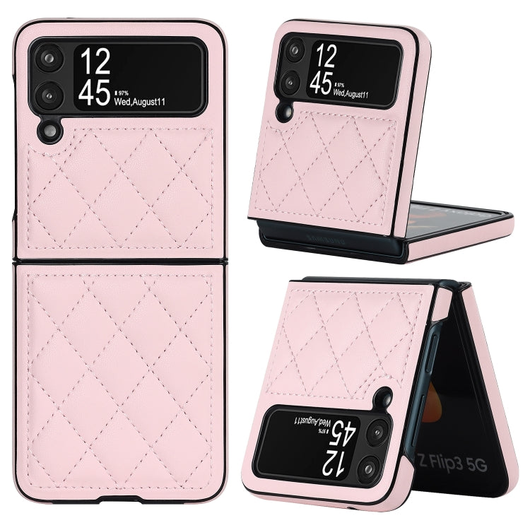 Rhombic Microfiber Folding Phone Case, For Samsung Galaxy Z Fold4, For Samsung Galaxy Z Fold3, For Samsung Galaxy Z Flip4, For Samsung Galaxy Z Flip3
