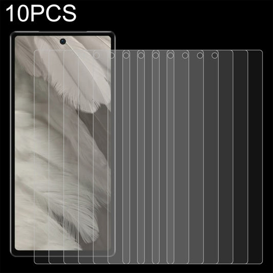 10pcs 0.26mm 9H 2.5D Tempered Glass Film, For Google Pixel 7a (10 PCS)