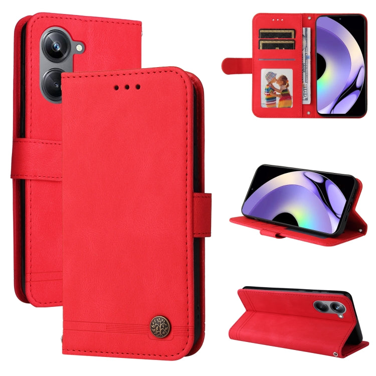 Skin Feel Life Tree Metal Button Leather Phone Case, For Huawei nova Y61, For Realme 10 4G Global, For Realme 10 Pro 5G, For Realme 10 Pro+ 5G, For Samsung Galaxy A04e, For Samsung Galaxy A34 5G