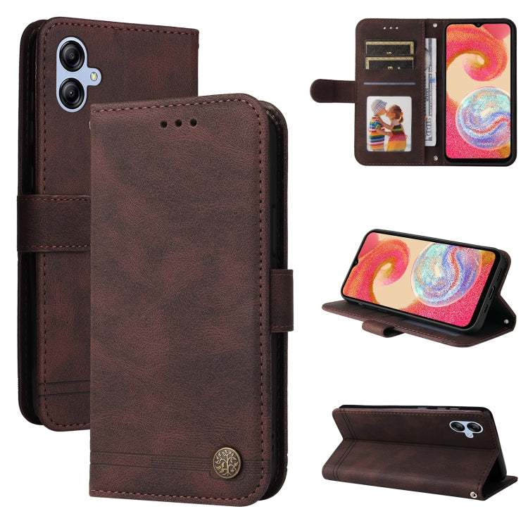 Skin Feel Life Tree Metal Button Leather Phone Case, For Huawei nova Y61, For Realme 10 4G Global, For Realme 10 Pro 5G, For Realme 10 Pro+ 5G, For Samsung Galaxy A04e, For Samsung Galaxy A34 5G