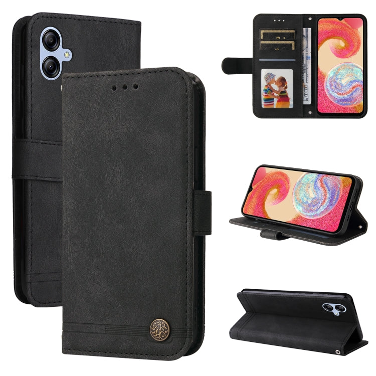 Skin Feel Life Tree Metal Button Leather Phone Case, For Huawei nova Y61, For Realme 10 4G Global, For Realme 10 Pro 5G, For Realme 10 Pro+ 5G, For Samsung Galaxy A04e, For Samsung Galaxy A34 5G