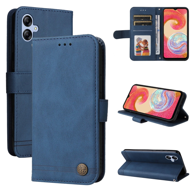 Skin Feel Life Tree Metal Button Leather Phone Case, For Huawei nova Y61, For Realme 10 4G Global, For Realme 10 Pro 5G, For Realme 10 Pro+ 5G, For Samsung Galaxy A04e, For Samsung Galaxy A34 5G