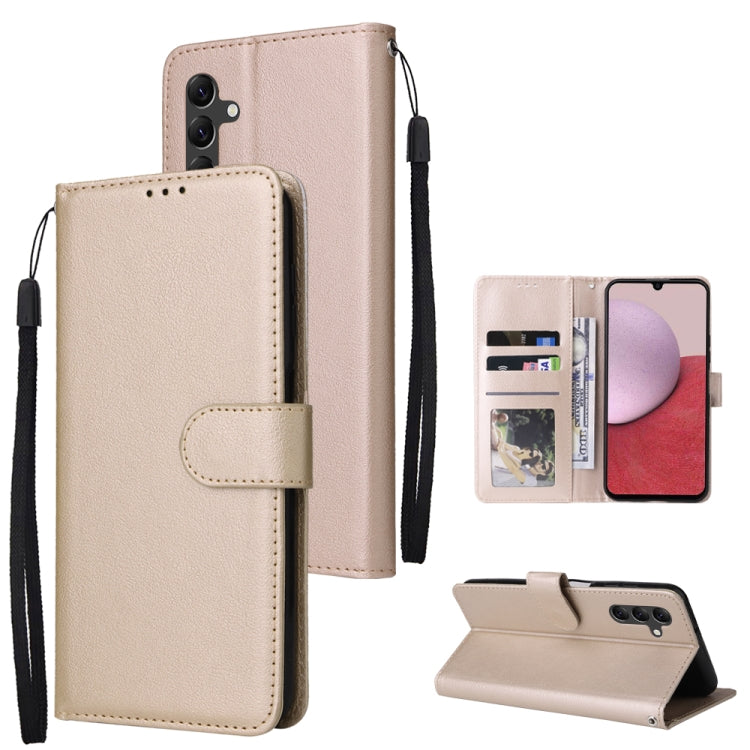 Multifunctional 3 Card Slots Leather Phone Case, For Samsung Galaxy A14 5G, For Xiaomi Redmi Note 12 China, For Xiaomi Redmi Note 12 Pro 5G China, For Xiaomi Redmi Note 12 Pro+ China