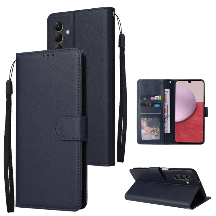 Multifunctional 3 Card Slots Leather Phone Case, For Samsung Galaxy A14 5G, For Xiaomi Redmi Note 12 China, For Xiaomi Redmi Note 12 Pro 5G China, For Xiaomi Redmi Note 12 Pro+ China