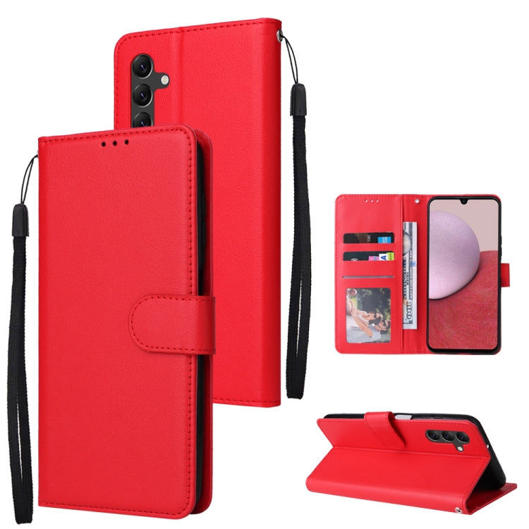 Multifunctional 3 Card Slots Leather Phone Case, For Samsung Galaxy A14 5G, For Xiaomi Redmi Note 12 China, For Xiaomi Redmi Note 12 Pro 5G China, For Xiaomi Redmi Note 12 Pro+ China