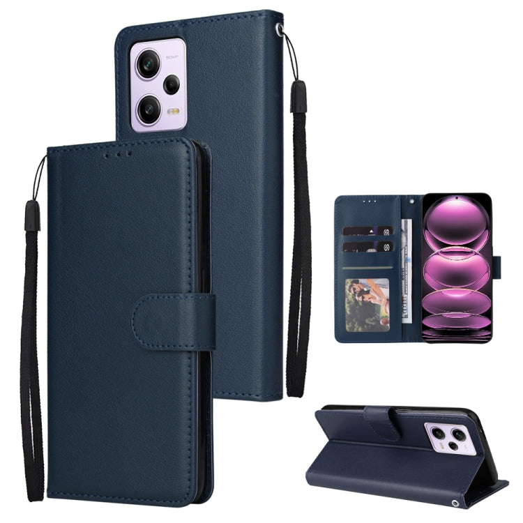 Multifunctional 3 Card Slots Leather Phone Case, For Samsung Galaxy A14 5G, For Xiaomi Redmi Note 12 China, For Xiaomi Redmi Note 12 Pro 5G China, For Xiaomi Redmi Note 12 Pro+ China
