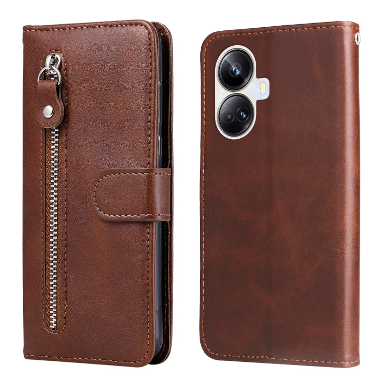 Calf Texture Zipper Leather Phone Case, For Huawei nova Y61, For Realme 10 4G Global, For Realme 10 Pro 5G, For Realme 10 Pro+ 5G, For Samsung Galaxy A04e, For Samsung Galaxy A34 5G