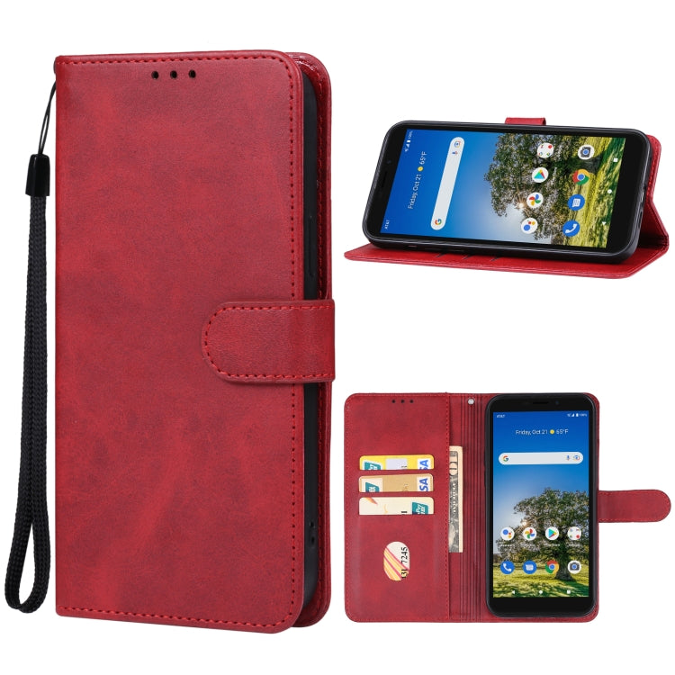 Leather Phone Case, For AT&T Calypso 3 U328AA, For AT&T Fusion 5G, For Cricket Innovate E 5G 2022, For Fujitsu Arrows N F-51C, For Orbic Joy 4G RC608L, For Vodafone Smart V22, For ZTE Libero 5G III