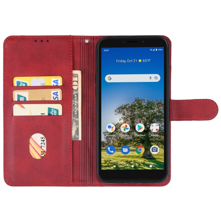 Leather Phone Case, For AT&T Calypso 3 U328AA, For AT&T Fusion 5G, For Cricket Innovate E 5G 2022, For Fujitsu Arrows N F-51C, For Orbic Joy 4G RC608L, For Vodafone Smart V22, For ZTE Libero 5G III