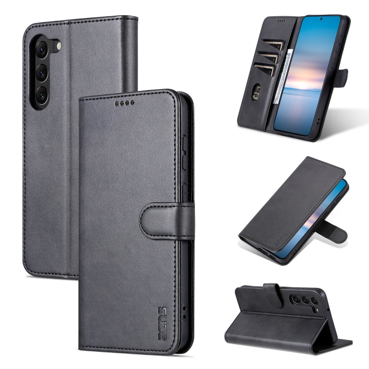 AZNS Skin Feel Calf Texture Flip Leather Phone Case, For Samsung Galaxy S23 5G, For Samsung Galaxy S23+ 5G, For Samsung Galaxy S23 Ultra 5G
