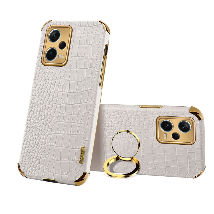 6D Electroplating Crocodile Texture Phone Case With Holder, For OPPO A17, For Realme C21Y, For Realme C33, For OPPO Reno8 Pro+, For Xiaomi Redmi Note 12 China, For Xiaomi Redmi Note 12 Pro+ China, For Samsung Galaxy S23 5G, For Samsung Galaxy S23 Ultra 5G