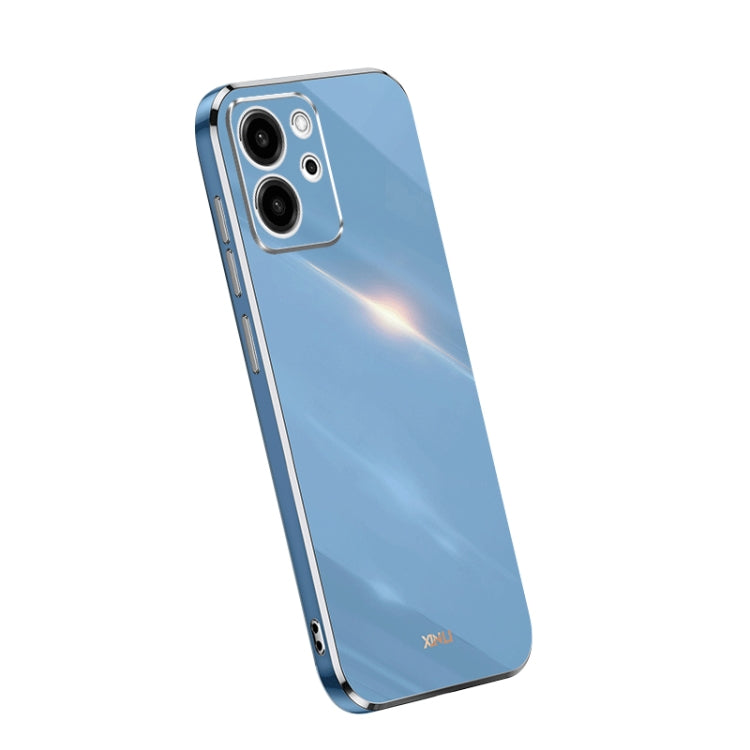 XINLI Straight Edge 6D Electroplate TPU Phone Case, For Honor 80 SE 5G