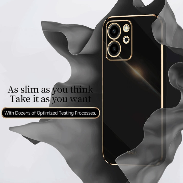 XINLI Straight Edge 6D Electroplate TPU Phone Case, For Honor 80 SE 5G