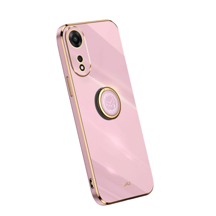 XINLI Straight Edge Electroplate TPU Phone Case with Ring, For OPPO A1 Pro 5G, For Realme 10 4G, For OPPO Reno9 5G, For Samsung Galaxy A54 5G, For vivo X90 Pro+, For Samsung Galaxy Note10+, For Honor 80 SE 5G