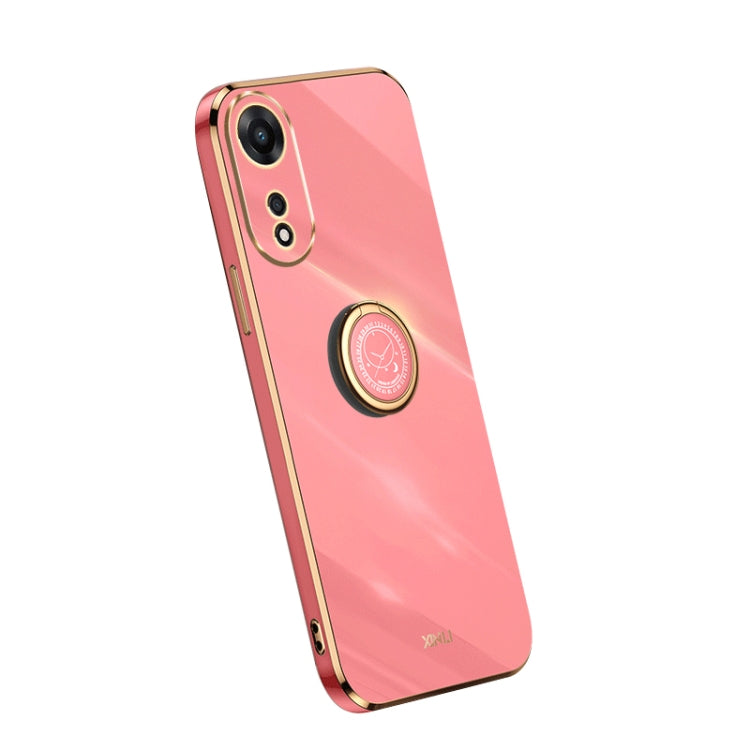 XINLI Straight Edge Electroplate TPU Phone Case with Ring, For OPPO A1 Pro 5G, For Realme 10 4G, For OPPO Reno9 5G, For Samsung Galaxy A54 5G, For vivo X90 Pro+, For Samsung Galaxy Note10+, For Honor 80 SE 5G