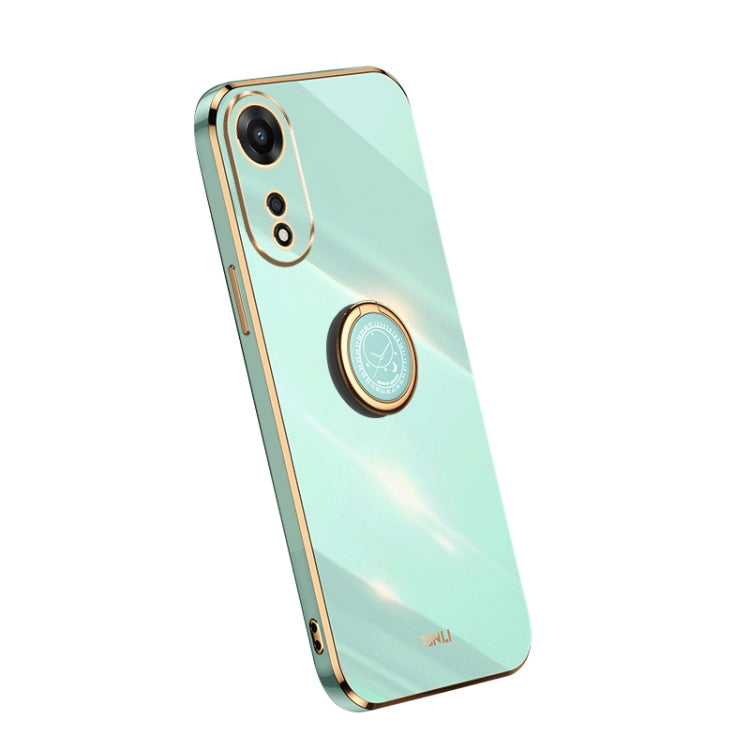 XINLI Straight Edge Electroplate TPU Phone Case with Ring, For OPPO A1 Pro 5G, For Realme 10 4G, For OPPO Reno9 5G, For Samsung Galaxy A54 5G, For vivo X90 Pro+, For Samsung Galaxy Note10+, For Honor 80 SE 5G