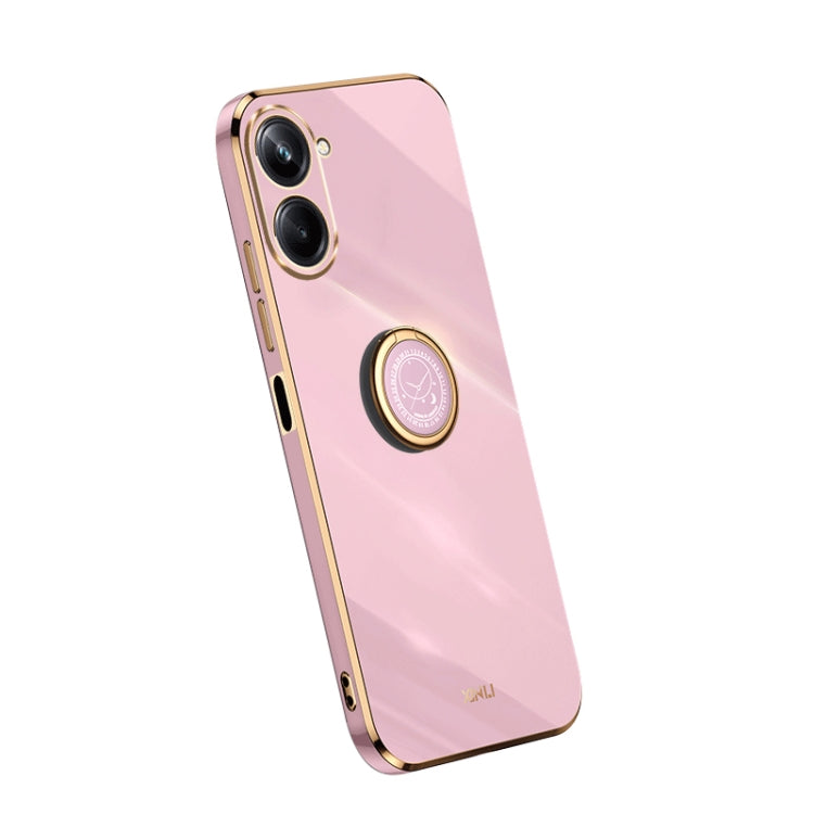 XINLI Straight Edge Electroplate TPU Phone Case with Ring, For OPPO A1 Pro 5G, For Realme 10 4G, For OPPO Reno9 5G, For Samsung Galaxy A54 5G, For vivo X90 Pro+, For Samsung Galaxy Note10+, For Honor 80 SE 5G