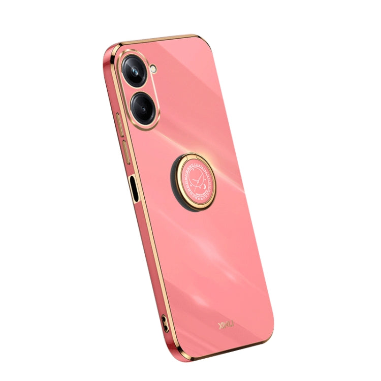 XINLI Straight Edge Electroplate TPU Phone Case with Ring, For OPPO A1 Pro 5G, For Realme 10 4G, For OPPO Reno9 5G, For Samsung Galaxy A54 5G, For vivo X90 Pro+, For Samsung Galaxy Note10+, For Honor 80 SE 5G