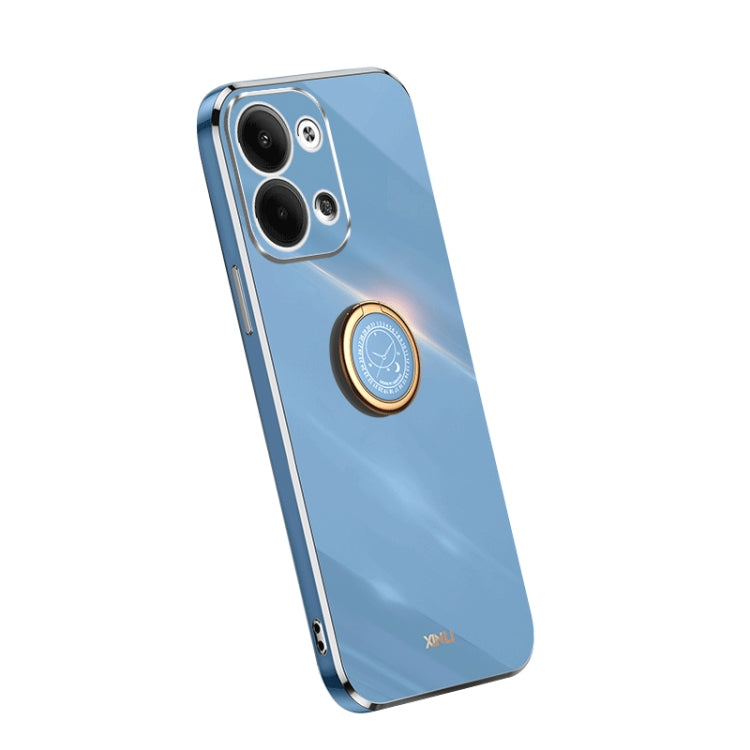 XINLI Straight Edge Electroplate TPU Phone Case with Ring, For OPPO A1 Pro 5G, For Realme 10 4G, For OPPO Reno9 5G, For Samsung Galaxy A54 5G, For vivo X90 Pro+, For Samsung Galaxy Note10+, For Honor 80 SE 5G