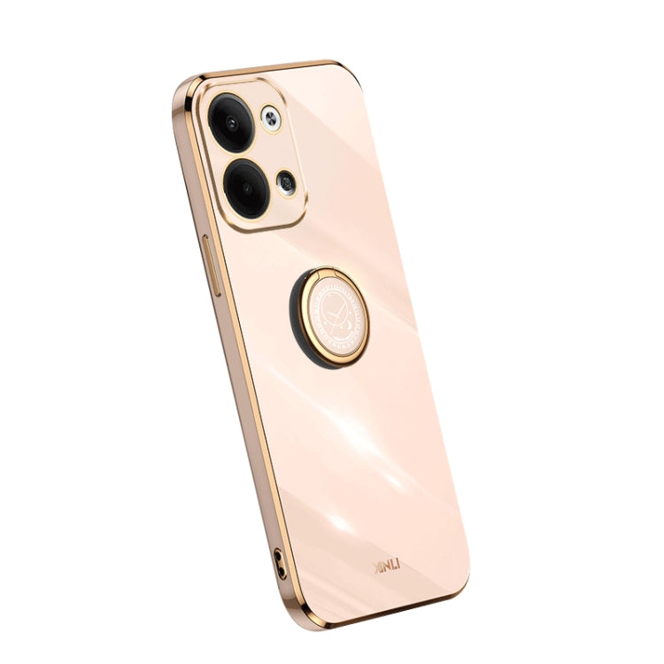 XINLI Straight Edge Electroplate TPU Phone Case with Ring, For OPPO A1 Pro 5G, For Realme 10 4G, For OPPO Reno9 5G, For Samsung Galaxy A54 5G, For vivo X90 Pro+, For Samsung Galaxy Note10+, For Honor 80 SE 5G