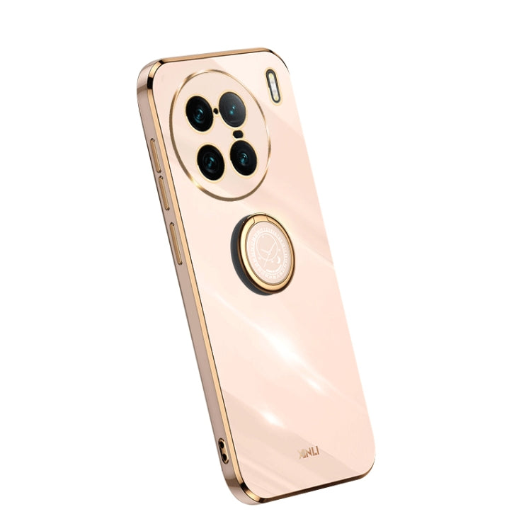 XINLI Straight Edge Electroplate TPU Phone Case with Ring, For OPPO A1 Pro 5G, For Realme 10 4G, For OPPO Reno9 5G, For Samsung Galaxy A54 5G, For vivo X90 Pro+, For Samsung Galaxy Note10+, For Honor 80 SE 5G