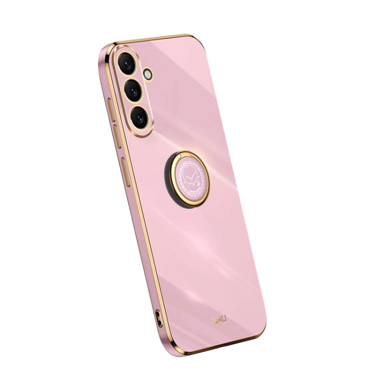 XINLI Straight Edge Electroplate TPU Phone Case with Ring, For OPPO A1 Pro 5G, For Realme 10 4G, For OPPO Reno9 5G, For Samsung Galaxy A54 5G, For vivo X90 Pro+, For Samsung Galaxy Note10+, For Honor 80 SE 5G