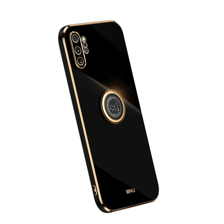 XINLI Straight Edge Electroplate TPU Phone Case with Ring, For OPPO A1 Pro 5G, For Realme 10 4G, For OPPO Reno9 5G, For Samsung Galaxy A54 5G, For vivo X90 Pro+, For Samsung Galaxy Note10+, For Honor 80 SE 5G