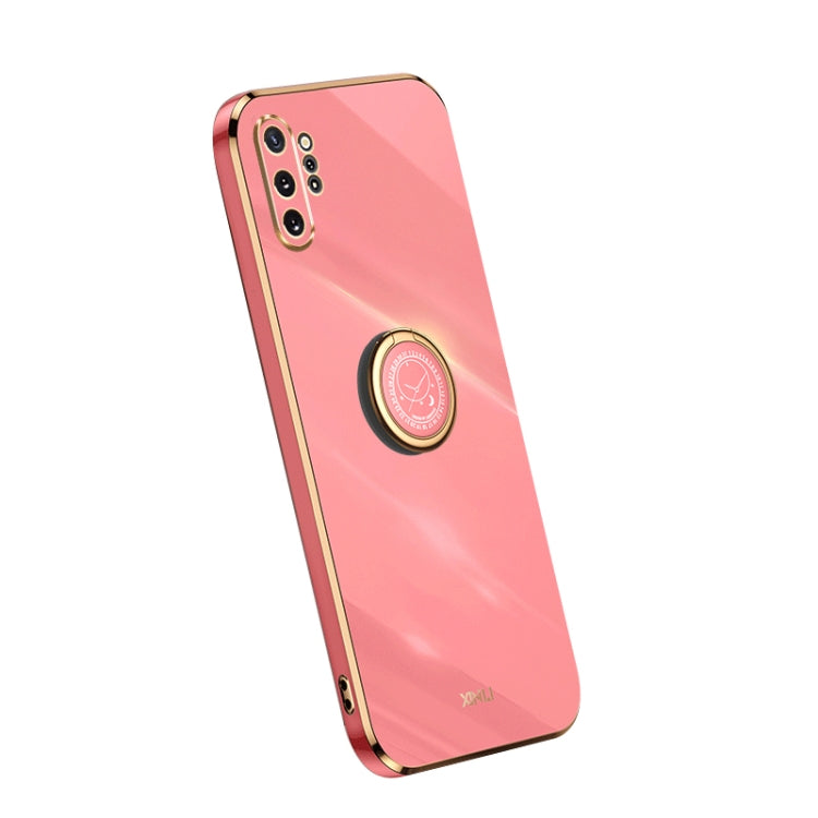 XINLI Straight Edge Electroplate TPU Phone Case with Ring, For OPPO A1 Pro 5G, For Realme 10 4G, For OPPO Reno9 5G, For Samsung Galaxy A54 5G, For vivo X90 Pro+, For Samsung Galaxy Note10+, For Honor 80 SE 5G