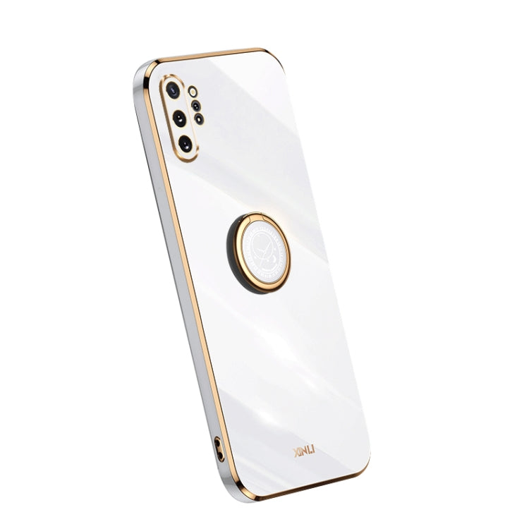 XINLI Straight Edge Electroplate TPU Phone Case with Ring, For OPPO A1 Pro 5G, For Realme 10 4G, For OPPO Reno9 5G, For Samsung Galaxy A54 5G, For vivo X90 Pro+, For Samsung Galaxy Note10+, For Honor 80 SE 5G