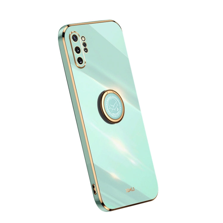 XINLI Straight Edge Electroplate TPU Phone Case with Ring, For OPPO A1 Pro 5G, For Realme 10 4G, For OPPO Reno9 5G, For Samsung Galaxy A54 5G, For vivo X90 Pro+, For Samsung Galaxy Note10+, For Honor 80 SE 5G