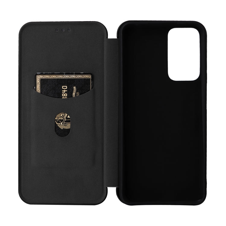 Carbon Fiber Texture Flip Leather Phone Case, For Xiaomi Redmi 11 Prime 4G, For Xiaomi 13