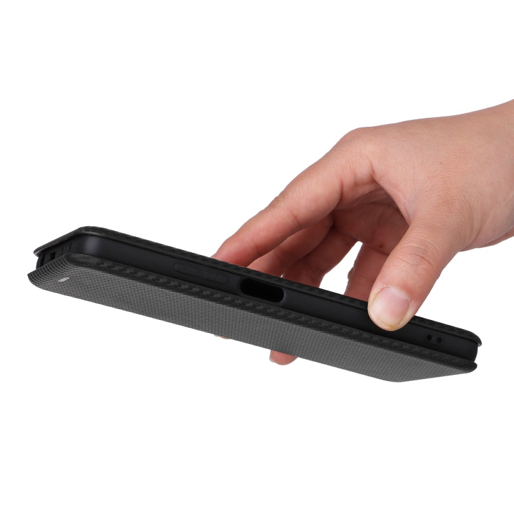Carbon Fiber Texture Flip Leather Phone Case, For Xiaomi Redmi 11 Prime 4G, For Xiaomi 13