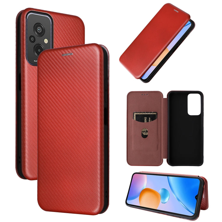 Carbon Fiber Texture Flip Leather Phone Case, For Xiaomi Redmi 11 Prime 4G, For Xiaomi 13