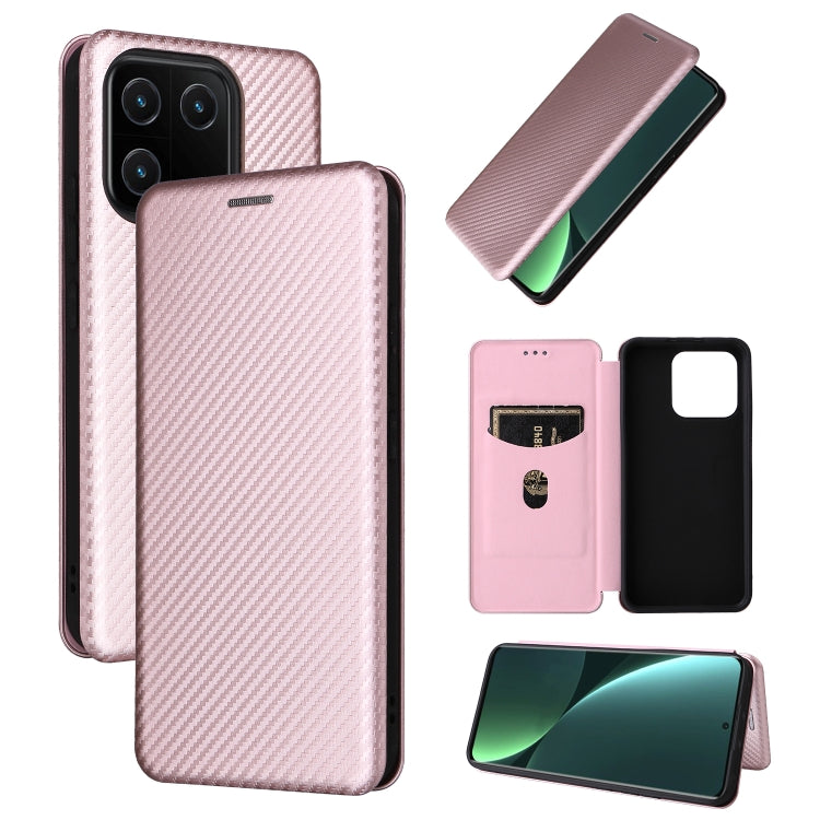 Carbon Fiber Texture Flip Leather Phone Case, For Xiaomi Redmi 11 Prime 4G, For Xiaomi 13