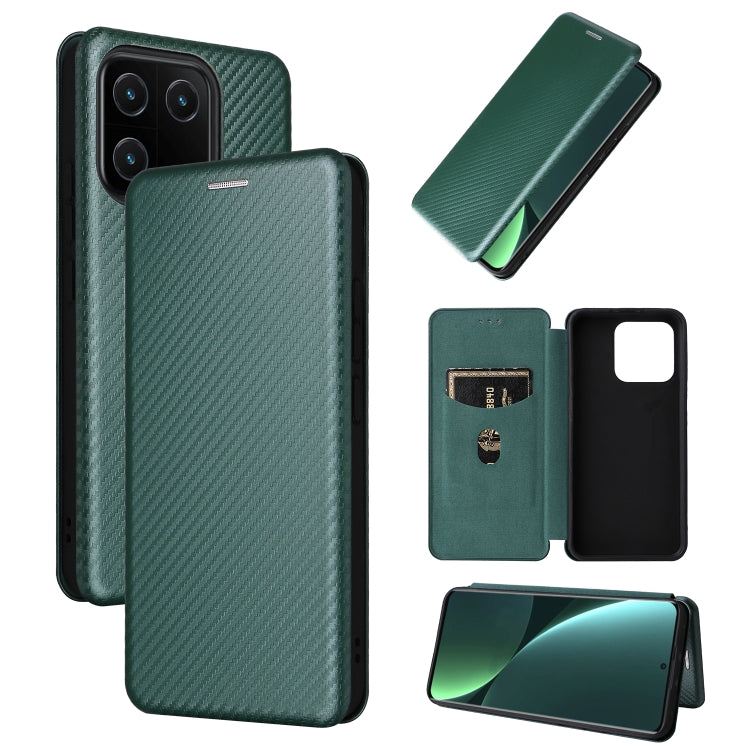 Carbon Fiber Texture Flip Leather Phone Case, For Xiaomi Redmi 11 Prime 4G, For Xiaomi 13