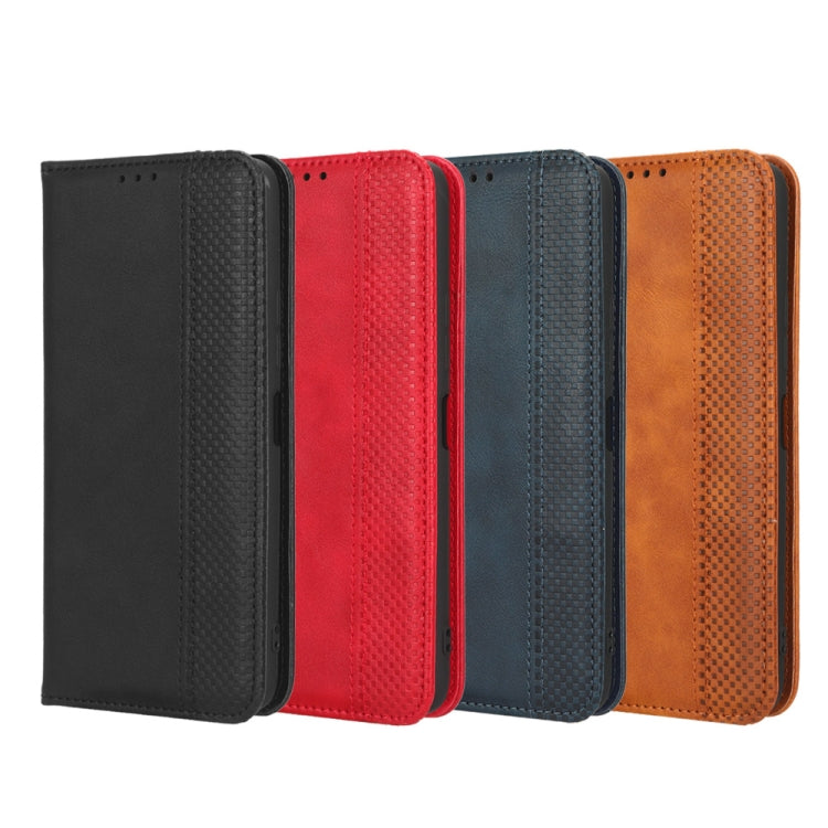 Magnetic Buckle Retro Texture Leather Phone Case, For Tecno Pop 6 Pro BE8, For Infinix Hot 20i, For Infinix Note 12 Pro 4G X676B, For Tecno Pova Neo 2, For Xiaomi Redmi 11 Prime 4G, For Xiaomi Redmi A1+, For Xiaomi Redmi Note 12 5G                     ...