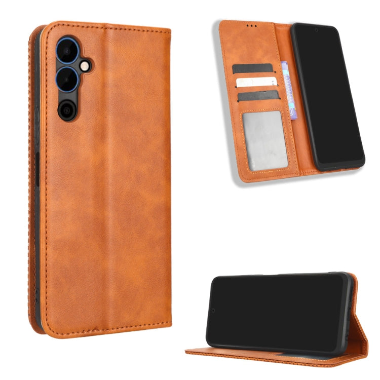 Magnetic Buckle Retro Texture Leather Phone Case, For Tecno Pop 6 Pro BE8, For Infinix Hot 20i, For Infinix Note 12 Pro 4G X676B, For Tecno Pova Neo 2, For Xiaomi Redmi 11 Prime 4G, For Xiaomi Redmi A1+, For Xiaomi Redmi Note 12 5G                     ...
