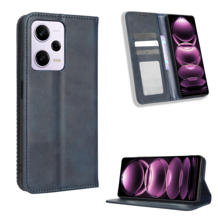 Magnetic Buckle Retro Texture Leather Phone Case, For Tecno Pop 6 Pro BE8, For Infinix Hot 20i, For Infinix Note 12 Pro 4G X676B, For Tecno Pova Neo 2, For Xiaomi Redmi 11 Prime 4G, For Xiaomi Redmi A1+, For Xiaomi Redmi Note 12 5G                     ...