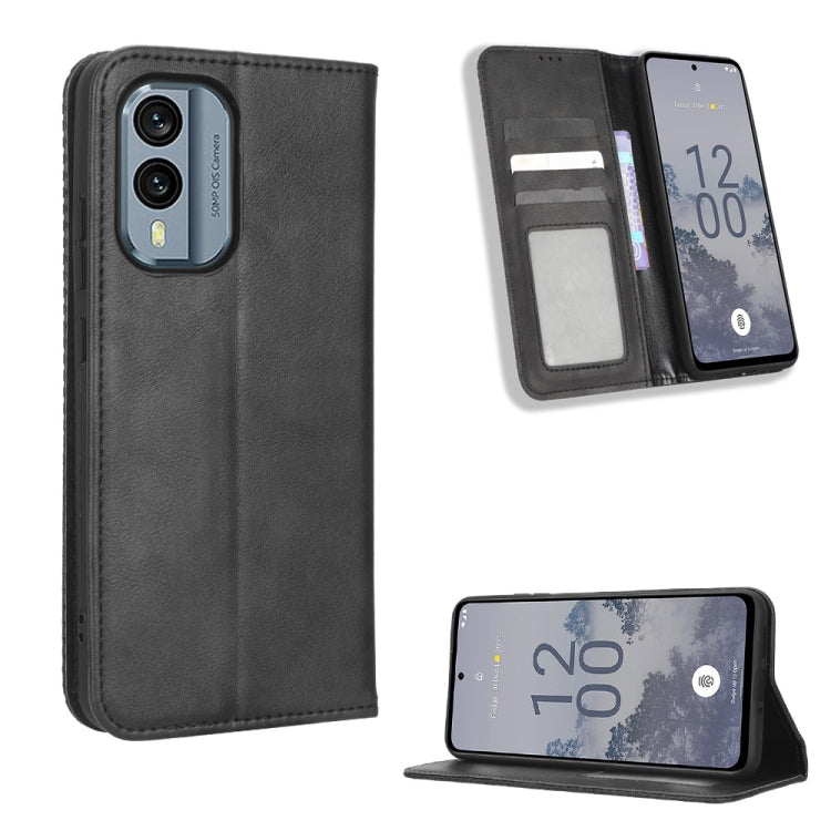 Magnetic Buckle Retro Texture Leather Phone Case, For Tecno Pop 6 Pro BE8, For Infinix Hot 20i, For Infinix Note 12 Pro 4G X676B, For Tecno Pova Neo 2, For Xiaomi Redmi 11 Prime 4G, For Xiaomi Redmi A1+, For Xiaomi Redmi Note 12 5G                     ...