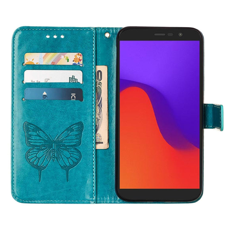 Embossed Butterfly Flip Leather Phone Case, For BLU View 2 2022 / 2020, For Infinix Hot 20 4G X6826, For Infinix Hot 20 5G X666 / X66B, For Infinix Hot 20 Play, For Infinix Hot 20S / 20 Pro X6827, For Infinix Smart 7 X6515