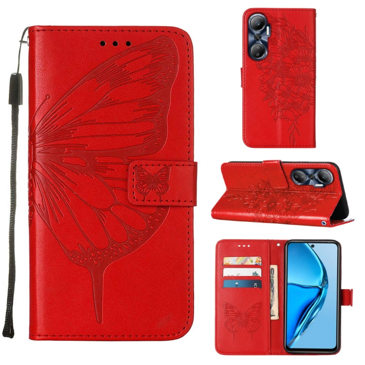 Embossed Butterfly Flip Leather Phone Case, For BLU View 2 2022 / 2020, For Infinix Hot 20 4G X6826, For Infinix Hot 20 5G X666 / X66B, For Infinix Hot 20 Play, For Infinix Hot 20S / 20 Pro X6827, For Infinix Smart 7 X6515